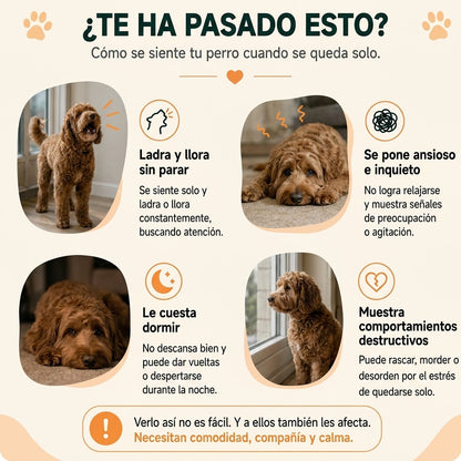 Peluche Latido Real para Perros Ansiosos