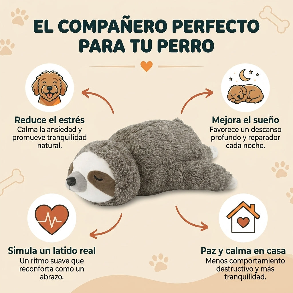Peluche Latido Real para Perros Ansiosos