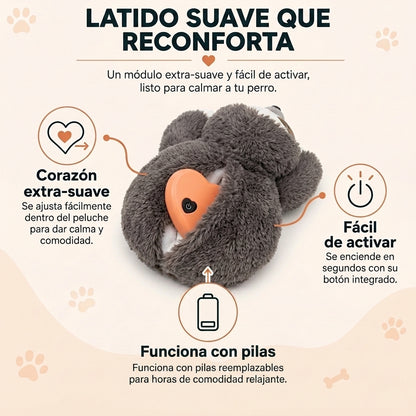 Peluche Latido Real para Perros Ansiosos